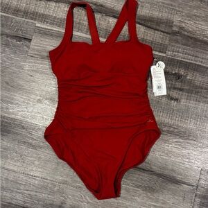 Rust colored One-Piece Swimsuit
